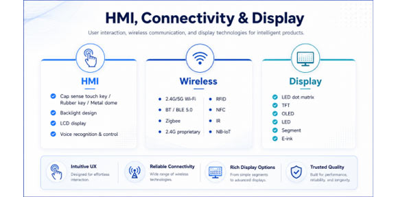 HMI, Connectivity & Display